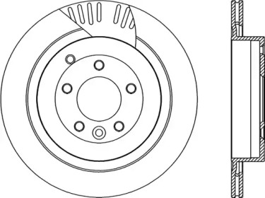 Тормозной диск OPEN PARTS BDR2257.20