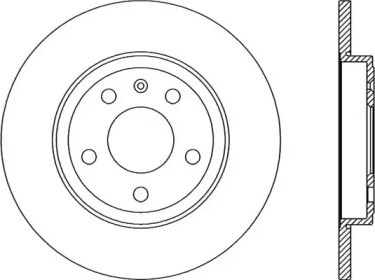 Тормозной диск OPEN PARTS BDR2261.10