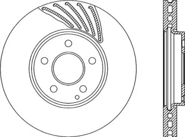 Тормозной диск OPEN PARTS BDR2267.20