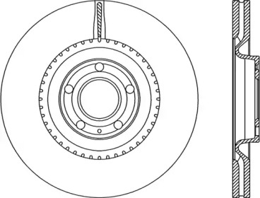 Тормозной диск OPEN PARTS BDR2270.20