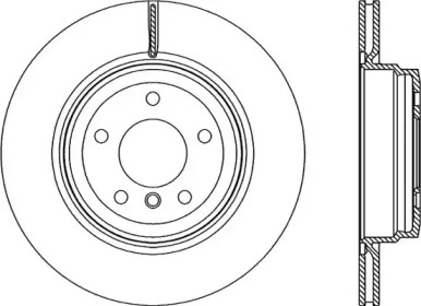 Тормозной диск OPEN PARTS BDR2277.20