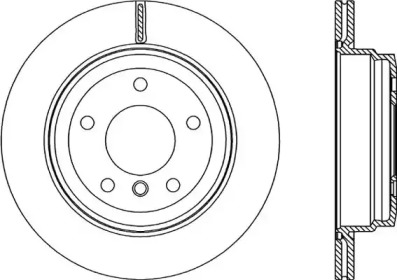 Тормозной диск OPEN PARTS BDR2278.20