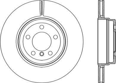 Тормозной диск OPEN PARTS BDR2279.20