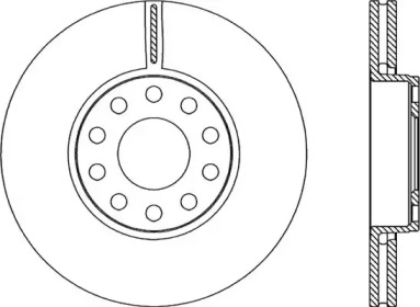 Тормозной диск OPEN PARTS BDR2280.20