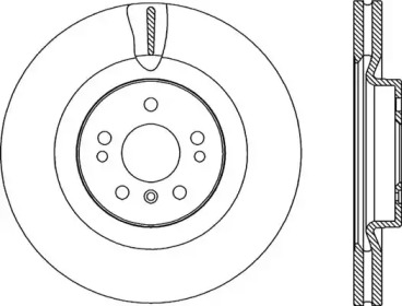 Тормозной диск OPEN PARTS BDR2294.20