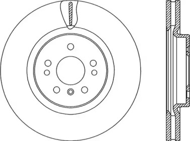 Тормозной диск OPEN PARTS BDR2295.20