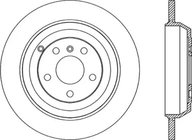 Тормозной диск OPEN PARTS BDR2296.10