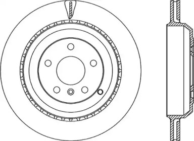 Тормозной диск OPEN PARTS BDR2297.20