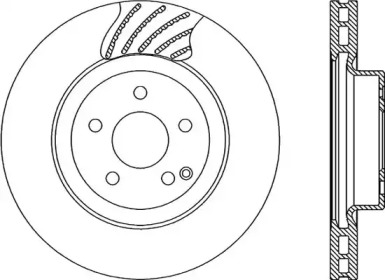 Тормозной диск OPEN PARTS BDR2298.20