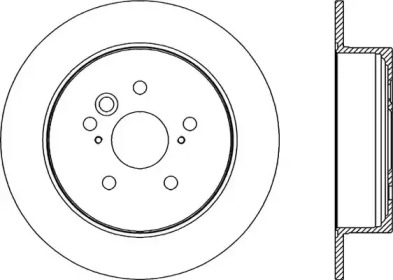 Тормозной диск OPEN PARTS BDR2313.10