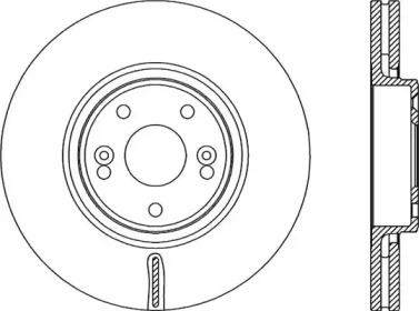 Тормозной диск OPEN PARTS BDR2323.20