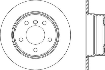 Тормозной диск OPEN PARTS BDR2330.10