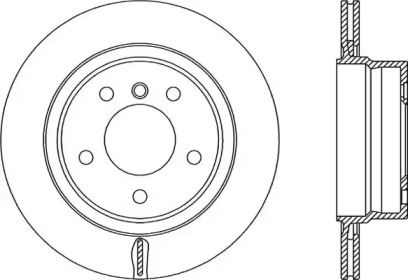 Тормозной диск OPEN PARTS BDR2331.20