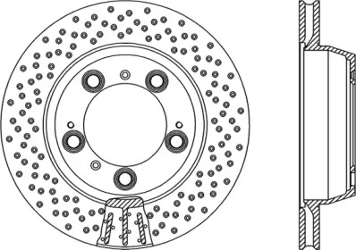 Тормозной диск OPEN PARTS BDR2336.25