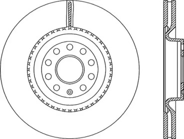 Тормозной диск OPEN PARTS BDR2337.20