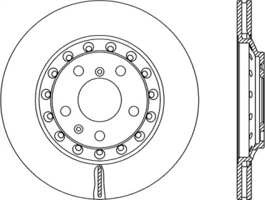 Тормозной диск OPEN PARTS BDR2349.20