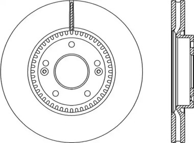 Тормозной диск OPEN PARTS BDR2351.20