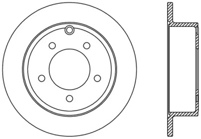 Тормозной диск OPEN PARTS BDR2370.10