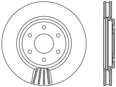 Тормозной диск OPEN PARTS BDR2375.20