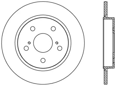 Тормозной диск OPEN PARTS BDR2378.10