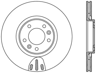 Тормозной диск OPEN PARTS BDR2380.20