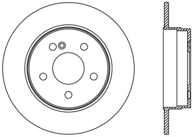 Тормозной диск OPEN PARTS BDR2394.10