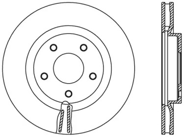 Тормозной диск OPEN PARTS BDR2401.20