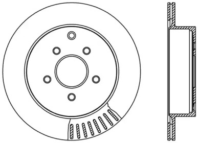 Тормозной диск OPEN PARTS BDR2402.20