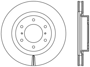 Тормозной диск OPEN PARTS BDR2406.20