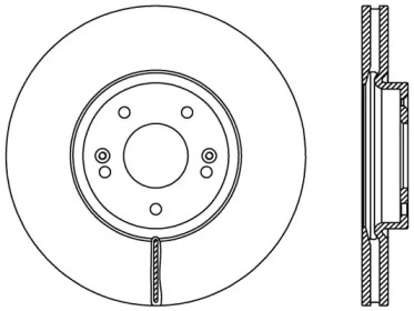 Тормозной диск OPEN PARTS BDR2407.20