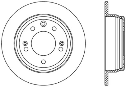 Тормозной диск OPEN PARTS BDR2409.10