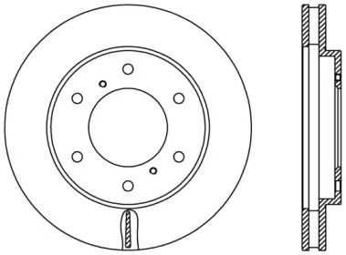 Тормозной диск OPEN PARTS BDR2414.20