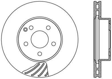 Тормозной диск OPEN PARTS BDR2418.20