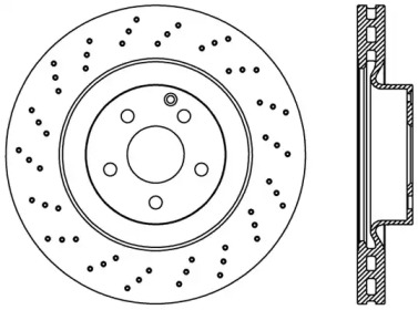 Тормозной диск OPEN PARTS BDR2420.25