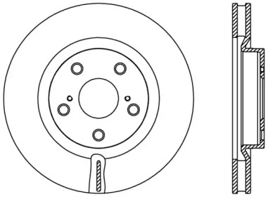 Тормозной диск OPEN PARTS BDR2424.20