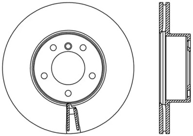 Тормозной диск OPEN PARTS BDR2429.20