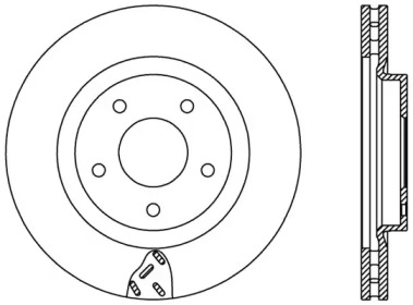 Тормозной диск OPEN PARTS BDR2435.20