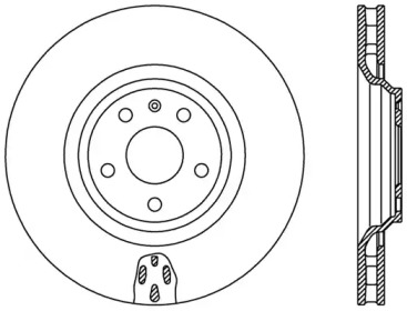 Тормозной диск OPEN PARTS BDR2448.20