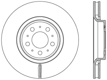 Тормозной диск OPEN PARTS BDR2455.20