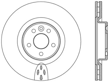 Тормозной диск OPEN PARTS BDR2456.20