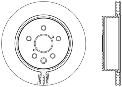 Тормозной диск OPEN PARTS BDR2461.20