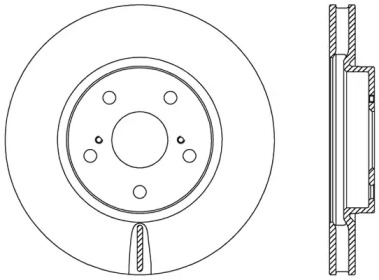 Тормозной диск OPEN PARTS BDR2462.20