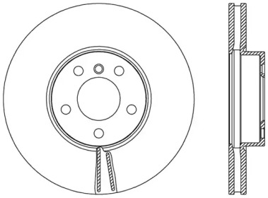 Тормозной диск OPEN PARTS BDR2464.20