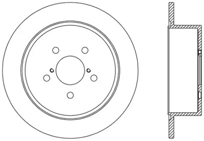 Тормозной диск OPEN PARTS BDR2470.10