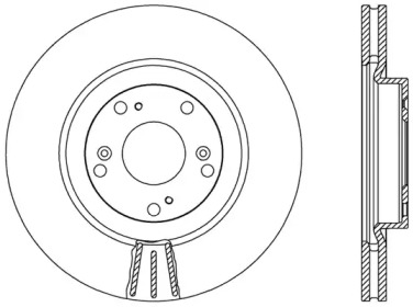 Тормозной диск OPEN PARTS BDR2473.20