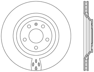 Тормозной диск OPEN PARTS BDR2476.20