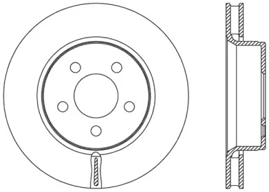 Тормозной диск OPEN PARTS BDR2478.20