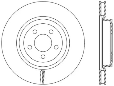 Тормозной диск OPEN PARTS BDR2480.20