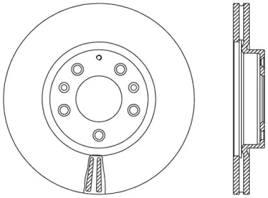 Тормозной диск OPEN PARTS BDR2491.20