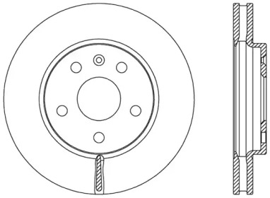 Тормозной диск OPEN PARTS BDR2498.20